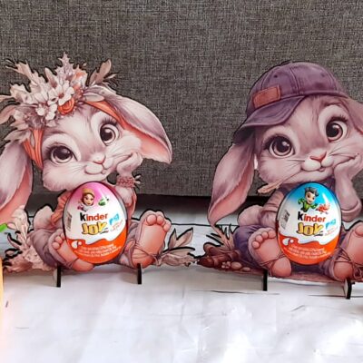 Easter Bunny with KJ Egg